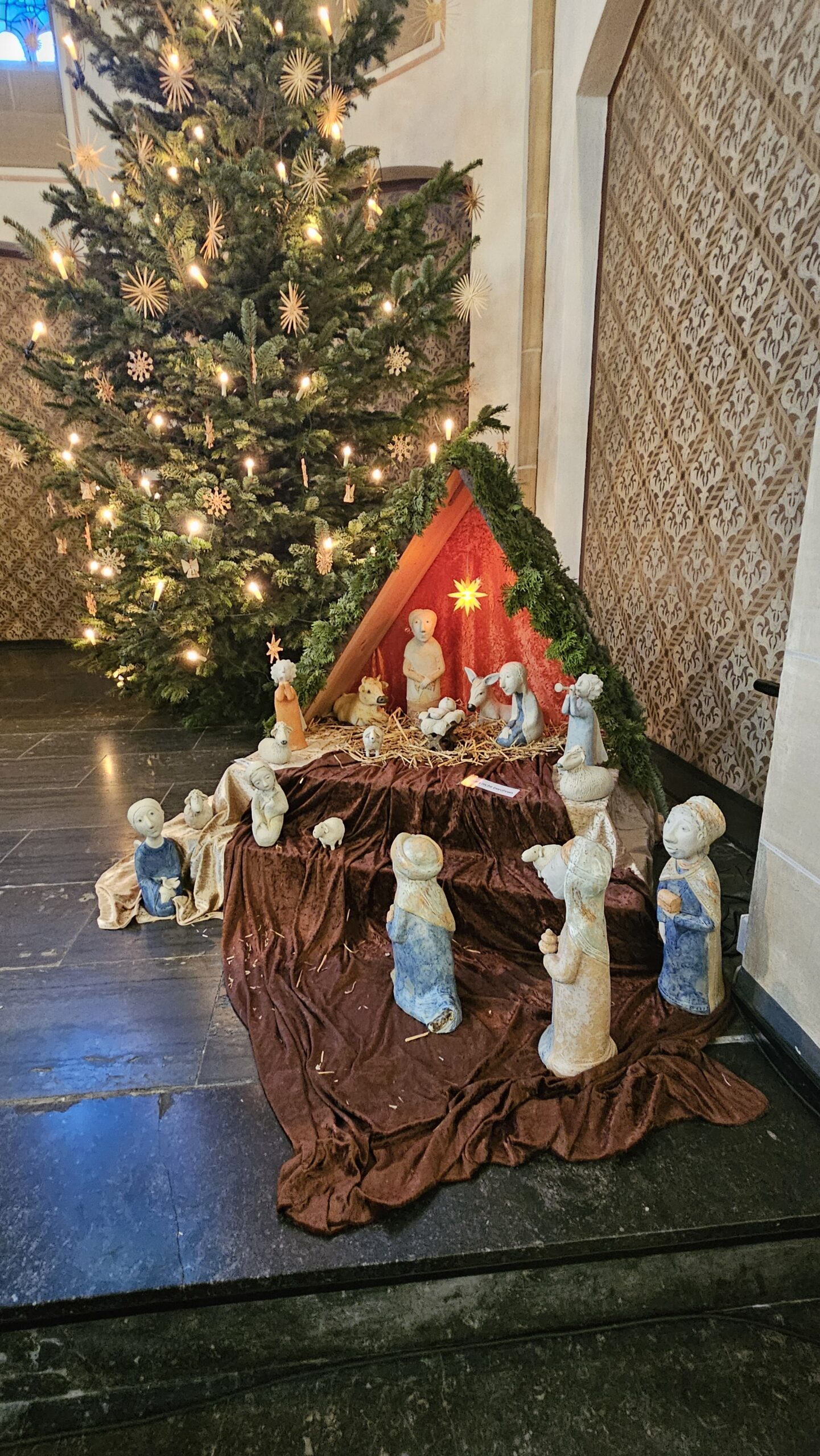 Krippe in der Lutherkirche in Speldorf Weihnachten 2025